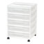Commode de rangement en plastique avec roulettes IRIS-1026659222-942354177