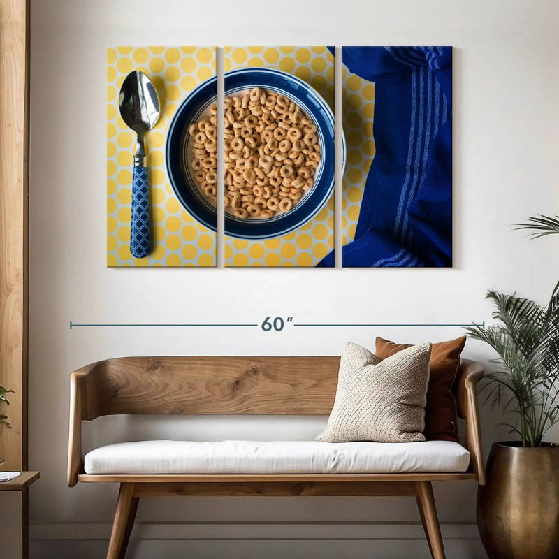 Milky Cereal For Breakfast, 32" H x 50" W
