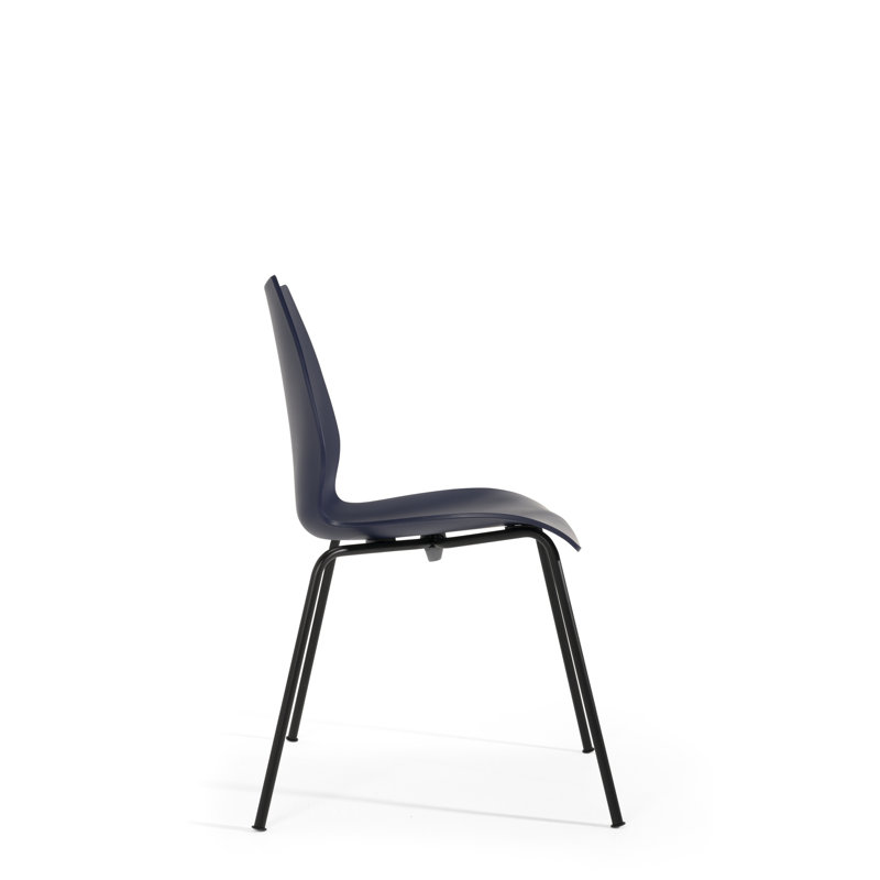 Maui Chair by Vico Magistretti, Light Blue, Chrome Steel