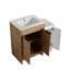 Meuble-lavabo autoportant de 36 pouces avec lavabo en céramique et armoires de rangement, porte à fermeture douce, armoire combinée 02424IMO + 0312, ensemble KD-115922367-115922366