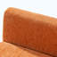 Chaises d'appoint confortables en chenille, bois massif, style moderne pour petits espaces