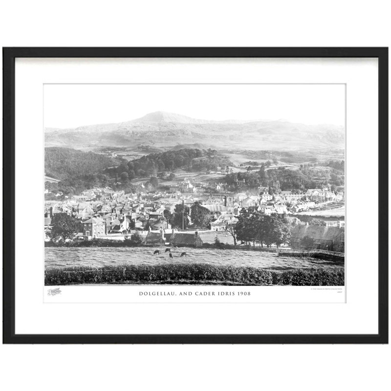 Dolgellau, And Cader Idris 1908 - Single Picture Frame Print, 60cm H x 80cm W x 2.3cm D