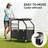 Winado 80 Qt. Black Patio Rolling Cooler Cart With Table-125304903