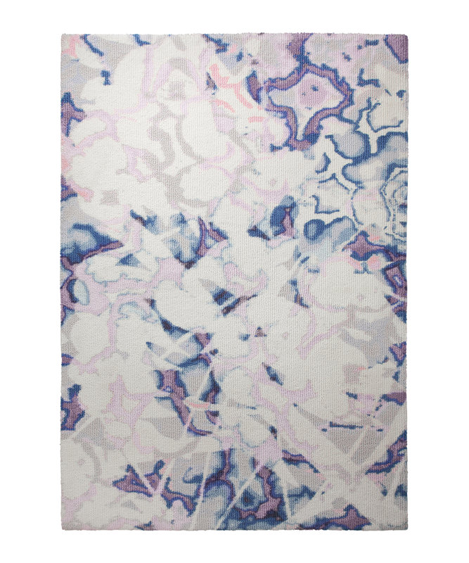 Crystal Abstract Area Rug, Rectangular 135 x 190cm