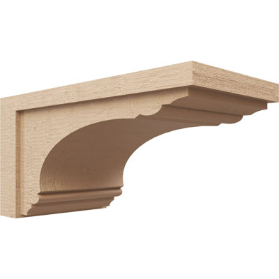 Corbeau en bois de cèdre brut 11 po x l 11 po x P 22 po x H 11 po Warren