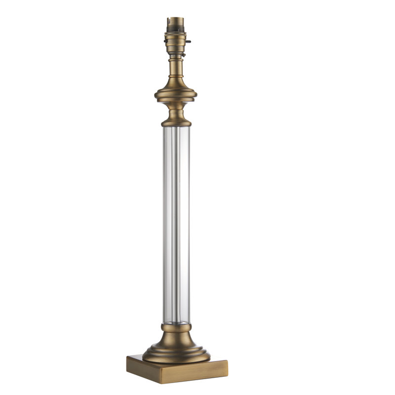 Abdi Metal Lamp Base Lamp, Antique Brass