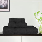 Blaylock 3 Piece Egyptian-Quality Cotton Towel Set