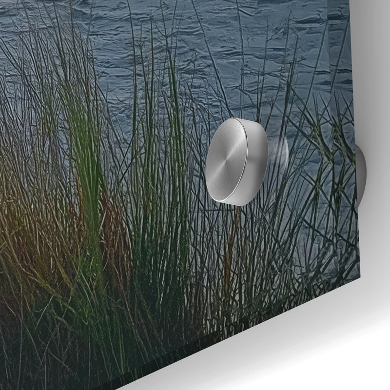  «Florida Beach At Sunset» par Rich Monet, art mural en verre acrylique, H 36 po x l 36 po x P 0,2 po