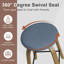 Ensemble de 2 tabourets de bar pivotants, tabouret de bar sans dossier, siège rembourré pour bars à domicile, restaurants-128983042-128983046