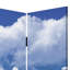 Paravent pliable 3 panneaux 48 "
