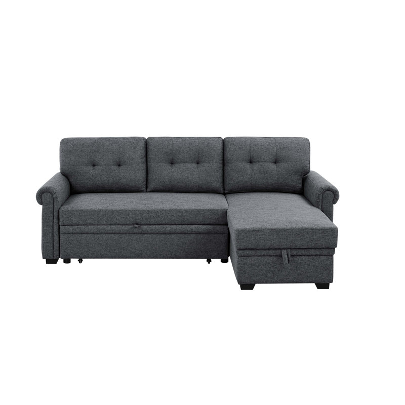 Nyenkan Upholstered L-Shaped Sectional Reversible