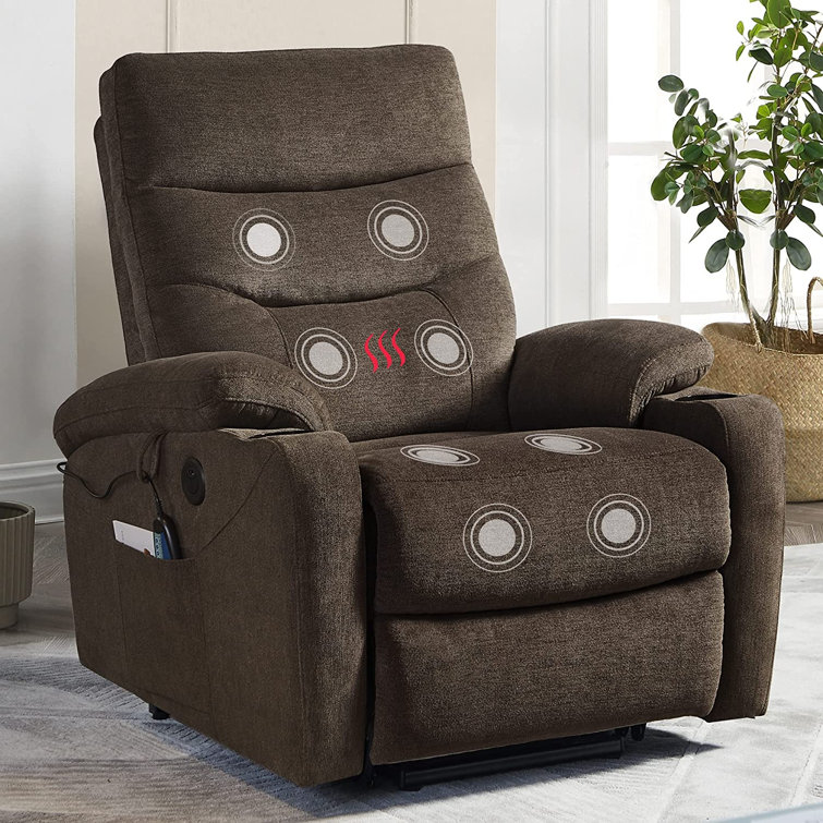 Upholstered Heated Massage Chair