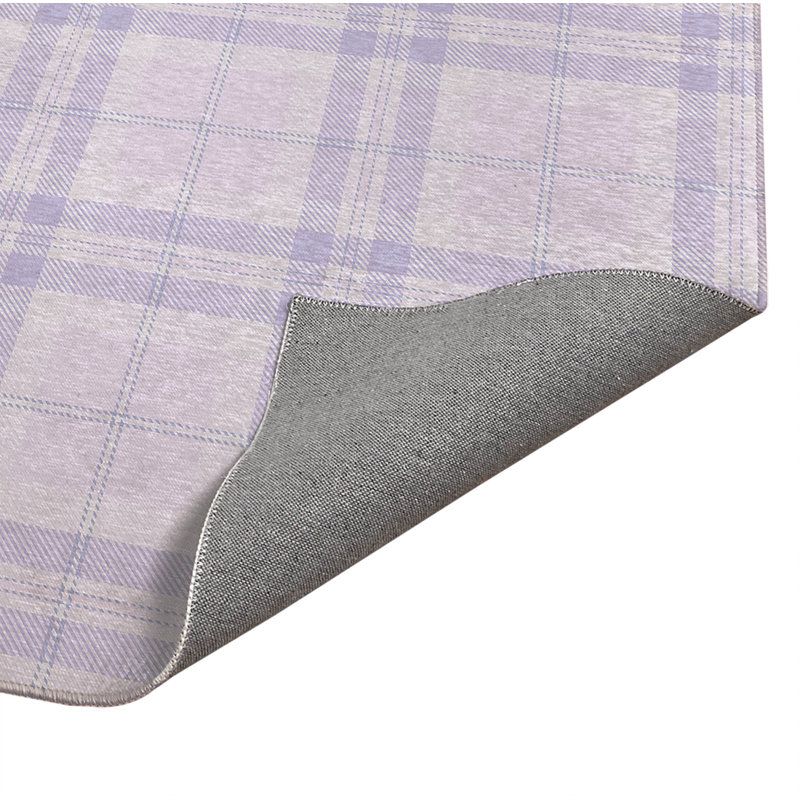 Tapis de bureau léger Vinny, L 6 pi x L 4 pi, Mauve