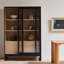 Buffet en bois massif noir