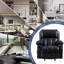 Fauteuil inclinable de salon avec fonction berçante et poche latérale