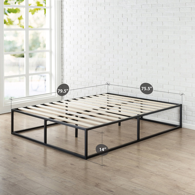14" Steel Bed Frame, King