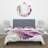 Dark Pink Roses - Traditional Duvet Cover Set - Microfiber Polyester-66392869