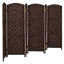 2 Ft. Tall Diamond Weave Fiber Room Divider - Dark Mocha - 8 Panel-764392061-764392060-764392057