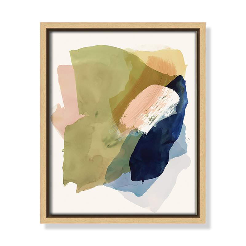 Brush and Whisper II Print by , 11.5" H x 9.5" W, Natural Floater