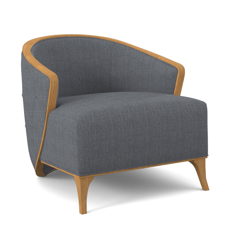 Fauteuil demi-tonneau l 30 po Peregrine, Ambre, Port Elise