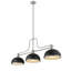 Luminaire suspendu linéaire à 3 lumières pour îlot de cuisine Enola-247344898