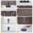 2-handle Bathroom Faucet with Drain Assembly-86440077