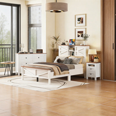 Ensemble de chambre à coucher 3 pièces