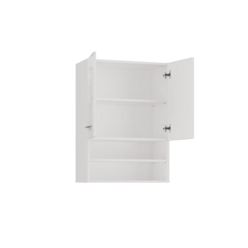 Hilkowski Bathroom Cabinet, High Gloss White