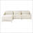 Three-Seater Chenille Sofa-623120590-623120585-623120586