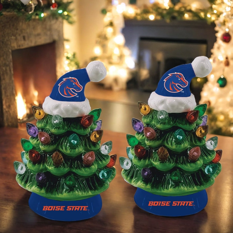 Mini arbre de Noël de table 4 po à DEL, Université Boise State