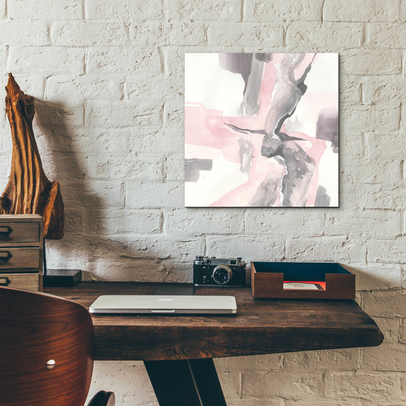 «Blush Gray I» par Chris Paschke, H 12 po x l 12 po x P 0,13 po