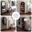 Half-Circle Solid Wood Full Length Mirrors