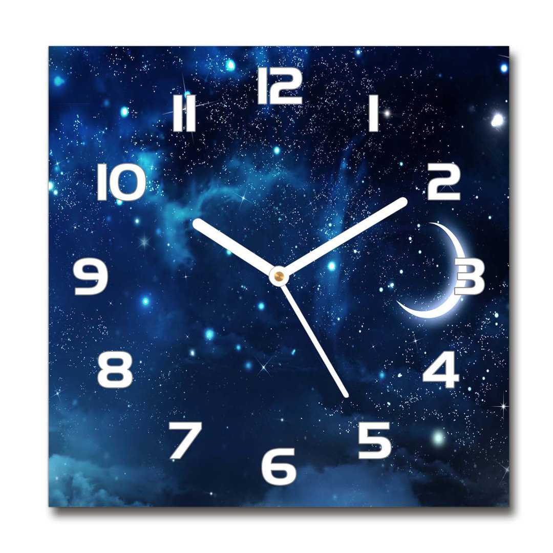 Analoge Wanduhr Starry Sky 60 cm Geräuschlos