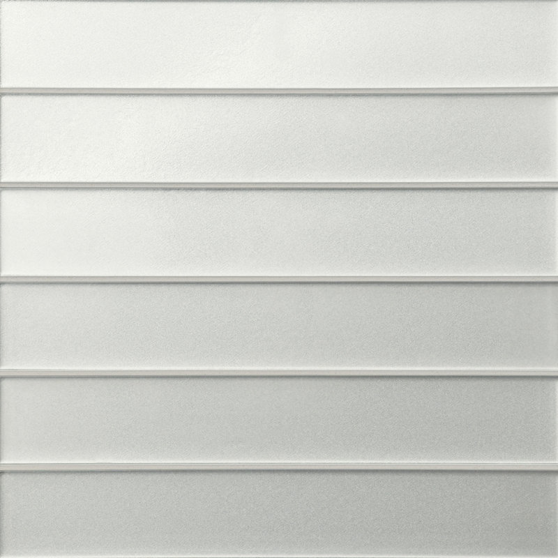 Kaikos 2" x 12" Glass Wall & Floor Tile, Pearl