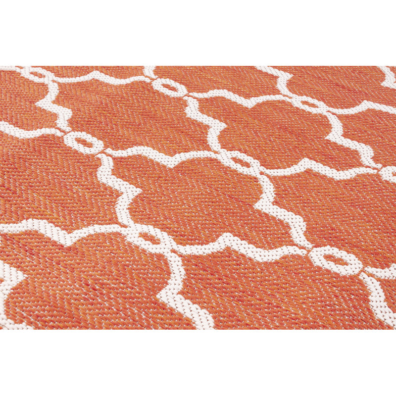 Rosalna Geometric Area Rug, Round 160cm