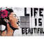 Banksy Life is Beautiful Billie Holiday Graffiti & Street Art Célèbre Pop Moderne Urbain Multicolore-97558952-97558953-119460990