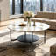 Voorhies Four Leg Coffee Table-710460884