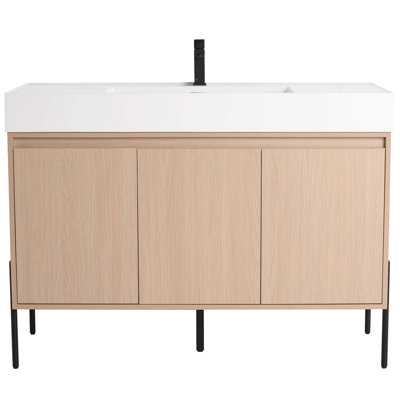 Ebern Designs Yordana Bathroom Vanity 48" Wide