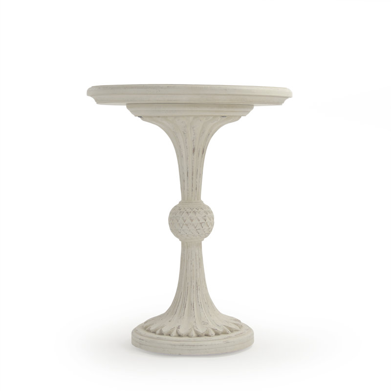 Fabiola End Table, Cream