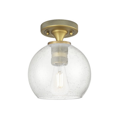 Saavedra - 1 Light Athens Deco Swirl Flush Mount