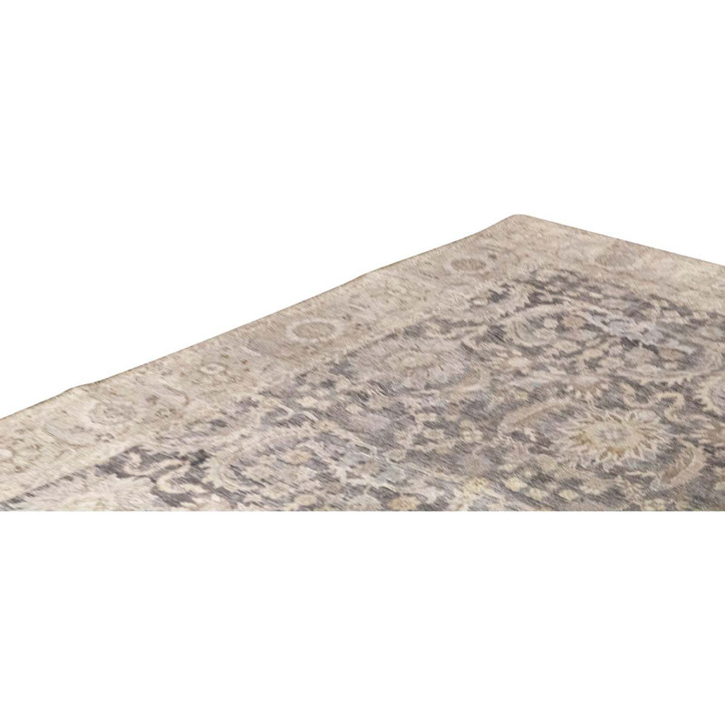 Wool Oriental Area Rug in Ivory