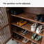 Armoire à chaussures moderne et minimaliste