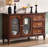 Mid-Century Style Rubberwood Sideboard