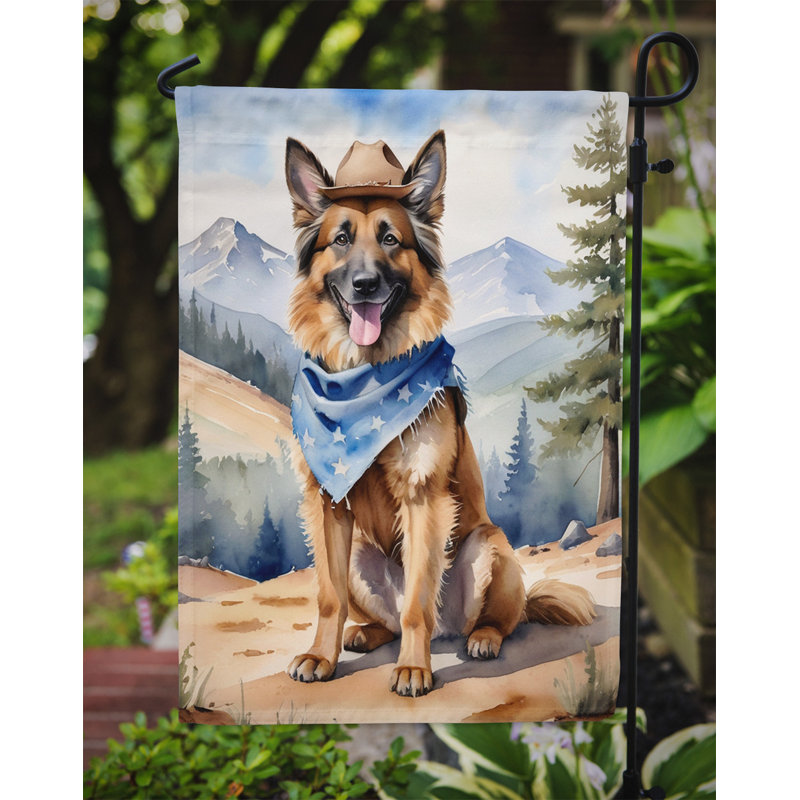 Drapeau Cowboy Welcome Garden, Berger de Tervueren