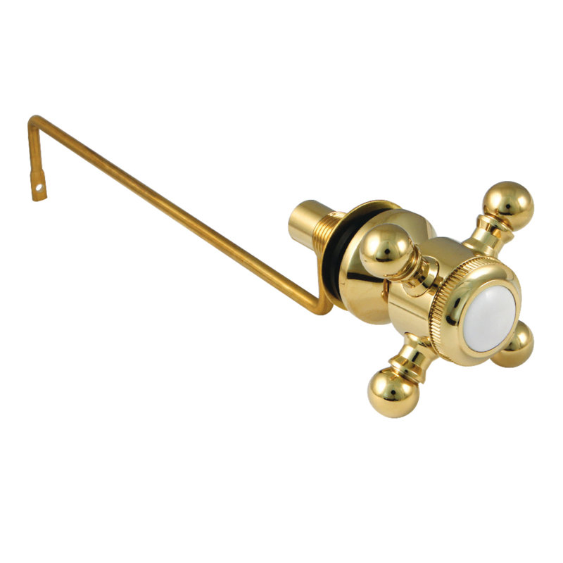 Kingston Brass Buckingham Side Mount Toilet Tank Lever, Polished Brass