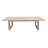 Mejse Mango Rectangular Solid Wood Top with Solid Wood Base Dining Table-220404085