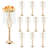 10PCS 55cm/21.65” Tall Crystal Wedding Flower Stand Vase for Party Decor