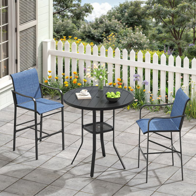 Outdoor Bar Height Bistro Set