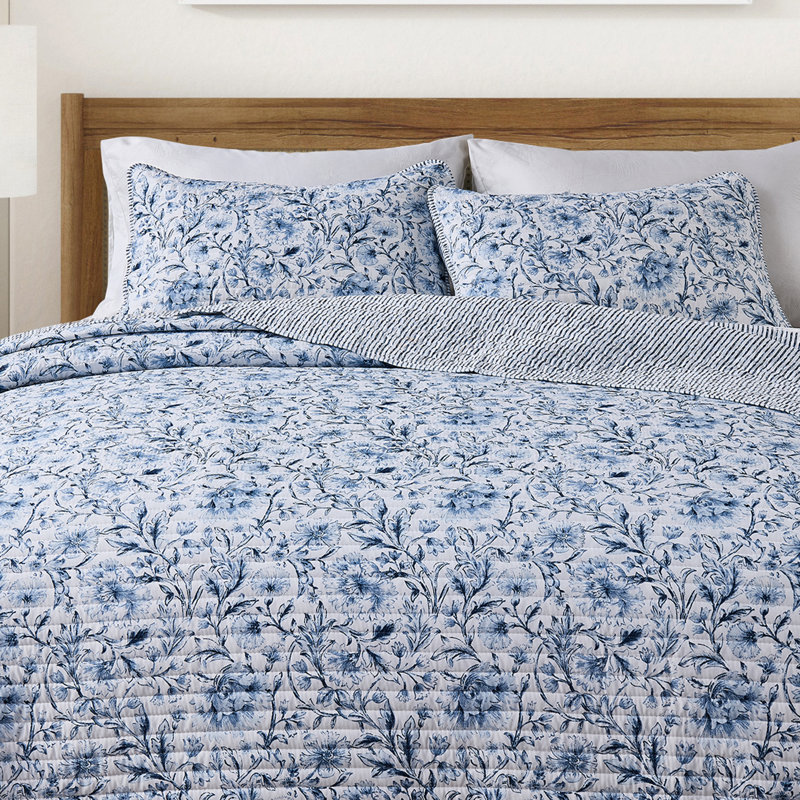 Floral Bloom Quilt Set, Twin / Twin XL