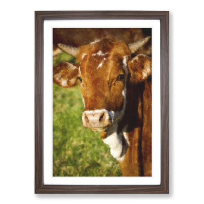 Portrait of a Cow Vol.2 - Framed Print